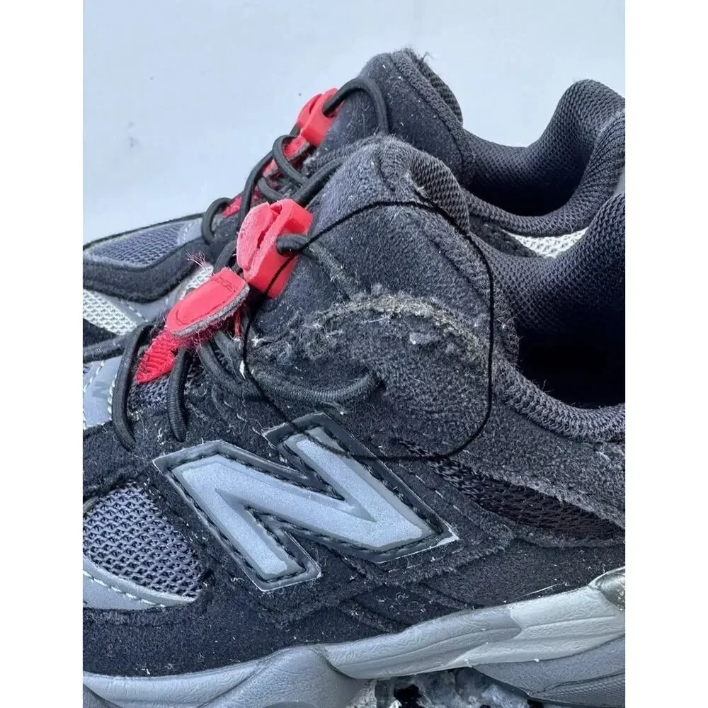 New Balance Sneakers 9060 Black Grey (GS) Size 9 Boys/Toddler